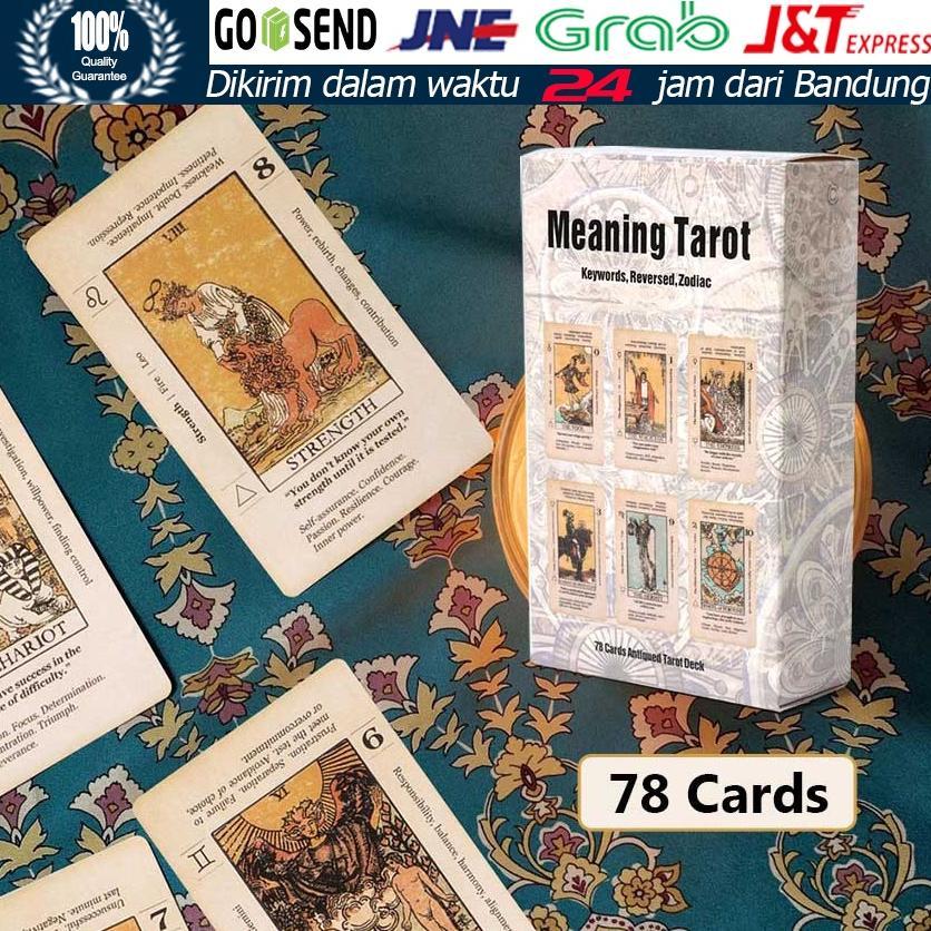 LARISS Arti Kartu Tarot Untuk Ramalan Misterius / Ramalan Tarot / Kartu Permainan Papan