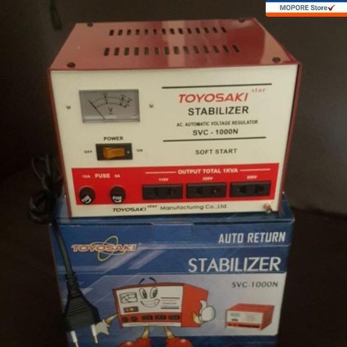 Stabilizer TOYOSAKI 1000Watt/STAVOL TOYOSAKI Model SVC 1000N