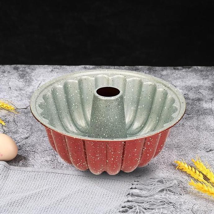 Cetakan Kue Bolu Classic Loyang Bolu Kukus Anti Lengket Cetakan Marmer Kue Anti Lengket LA