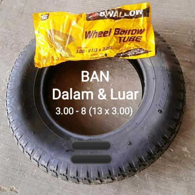 Promo BAN LUAR DAN DALAM - ban gerobak sorong roda satu / artko / angkong Diskon