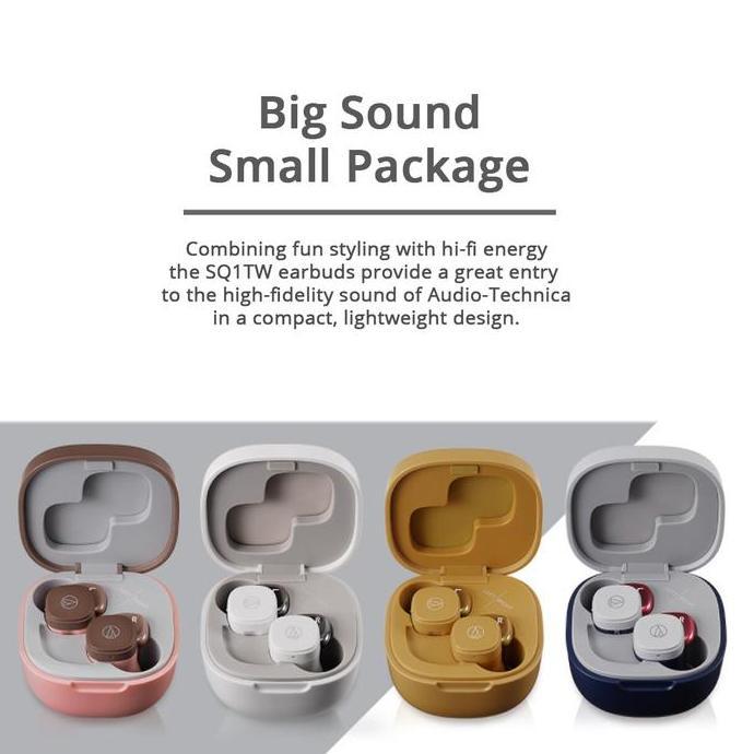 Diterium- Audio Technica Ath-Sq1Tw / Sq1 Tw Wireless Earbuds