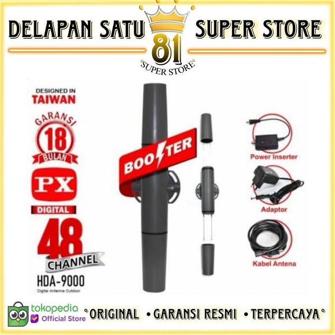 BEBAS ONGKIR - PX HDA-9000 ANTENA TV INDOOROUTDOOR DIGITAL HDA9000