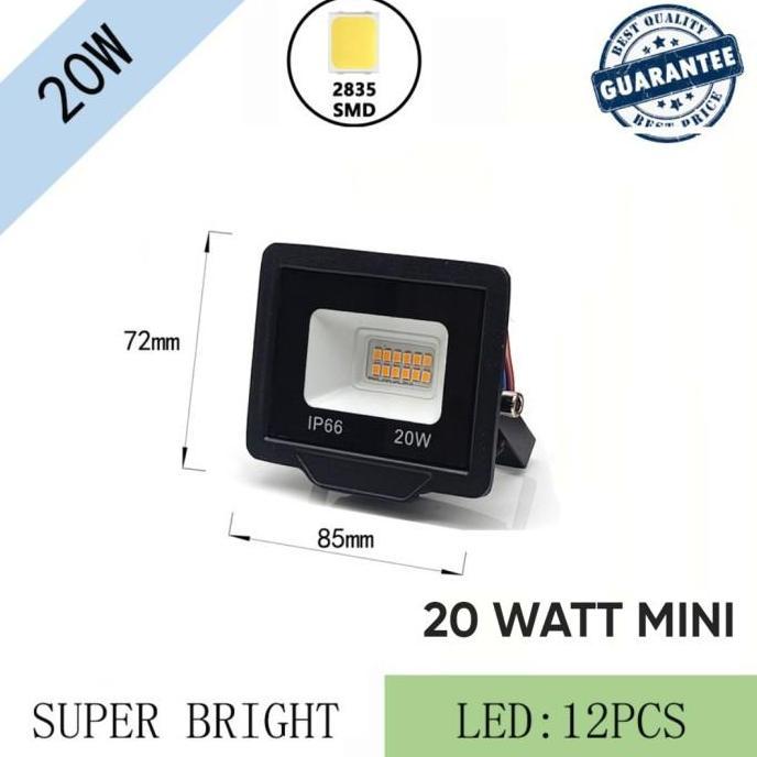 Lightbrum- Lampu Sorot Led 20W / Lampu Tembak Led 20 Watt / Lampu Outdoor Led