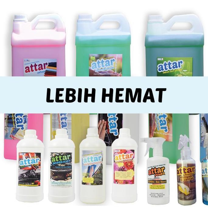 Bisakirim- Sabun Cuci Piring Attar 5 Liter - Cairan Pencuci Piring
