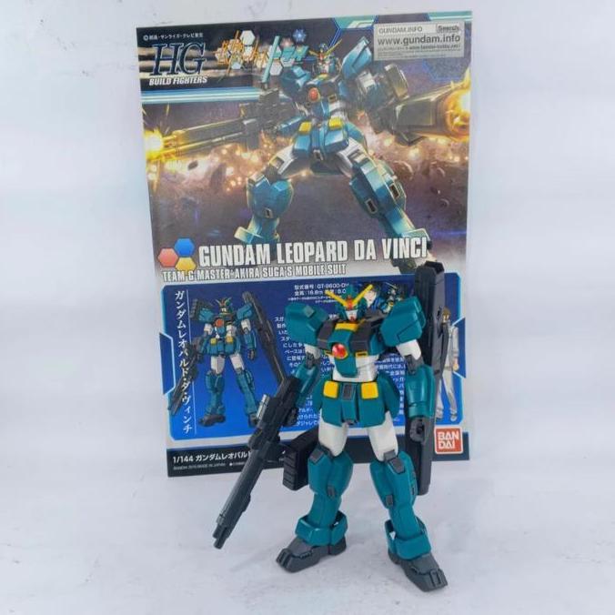 Bandai HGBFT Leopard Da Vinci / Model Kit Gundam HG 1/144 2nd Sudah Rakit HS124