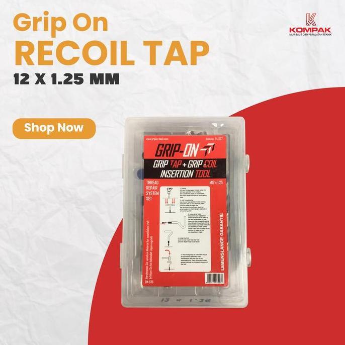 TAP RECOIL SET GRIP-ON M12x1.25 / GRIP ON M12 x 1.25