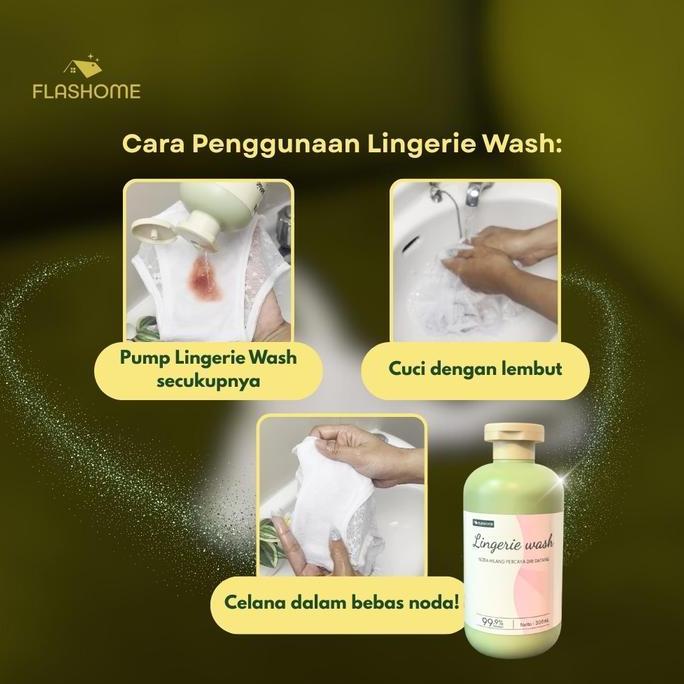 Bisakirim- [Louisse Choice] Flashome Underwear Lingerie Detergent Noda Darah Kotoran Maskit Keputiha