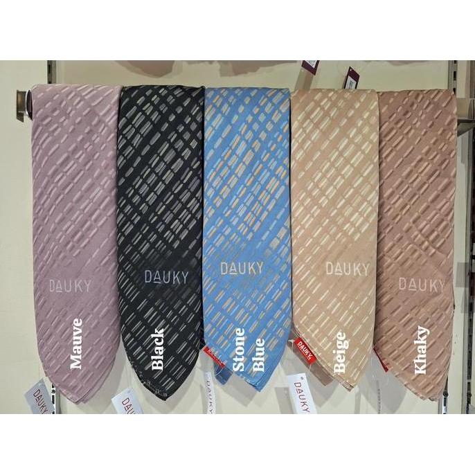 Dauky Raindrop Scarf Hijab Segiempat Motif terbaru best seller scarf motif dauky jilbab motif elzatt