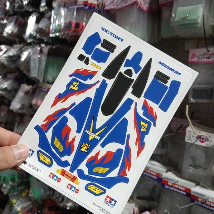 DECAL MINI 4WD VICTORY MAGNUM / STICKER TAMIYA VICTORY MAGNUM
