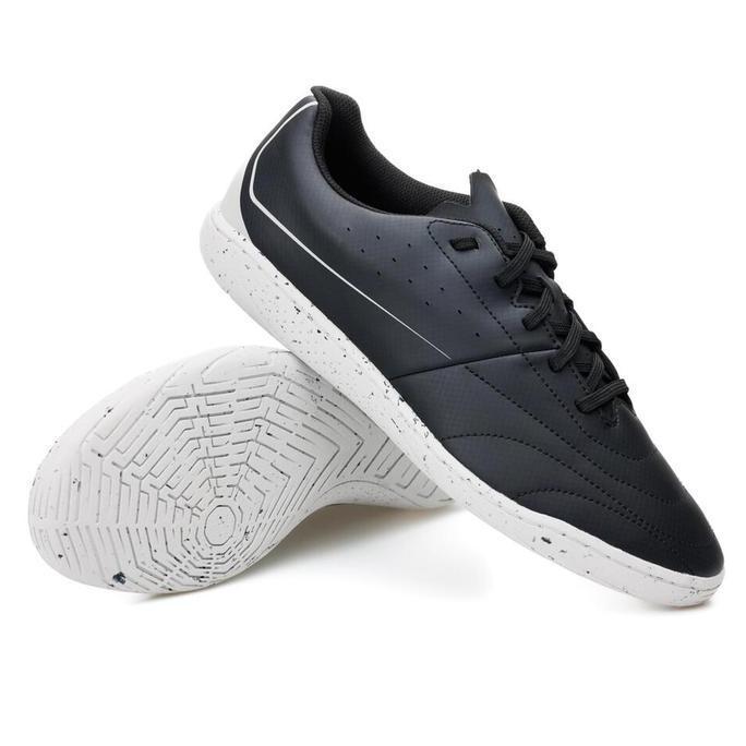NEW Decathlon Kipsta Sepatu Futsal 100 - Hitam - 8808715