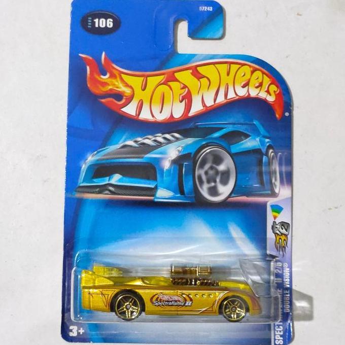 HW Hot Wheels Double Vision emas gold 2004