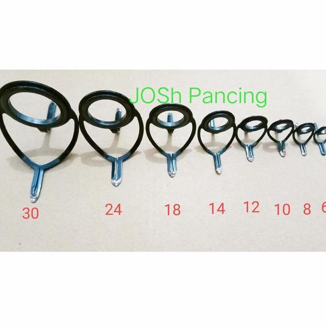 Ring Guide set mamarit kaki 2 marit joran laut spare part cincin