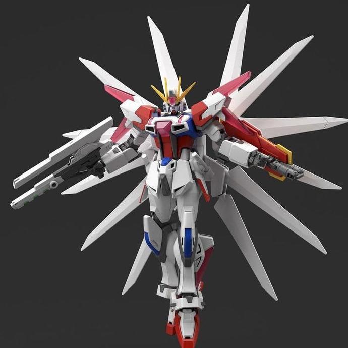 Bandai HG HGBF 1/144 Gundam Build Strike Galaxy Cosmos + stand base