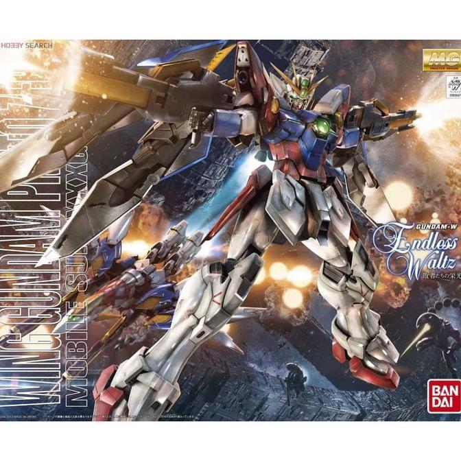 Bandai MG 1/100 wing gundam proto zero ew + stand base