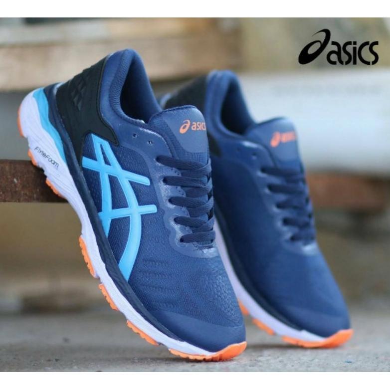 ORIGINAL Sepatu Sport Pria Olahraga Varian Black Navy Grey