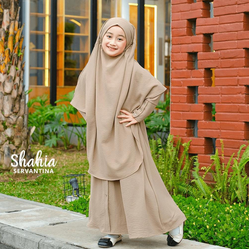 LIMITED Shahia Servantina - Hera Abaya FK Gamis Syari Anak Perempuan Airflow