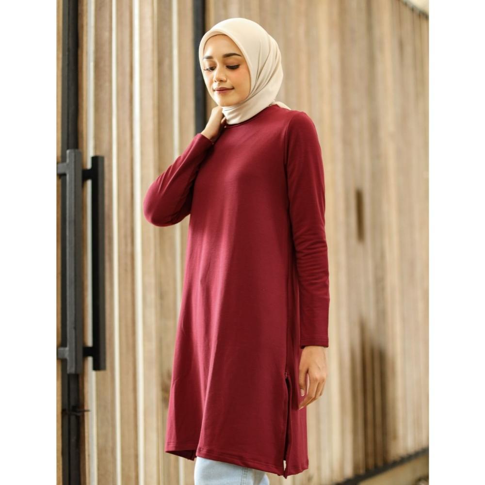 NEW PROMO Geulis.id BASIC TUNIC BASIC COLOR / TUNIK KAOS / TUNIK POLOS