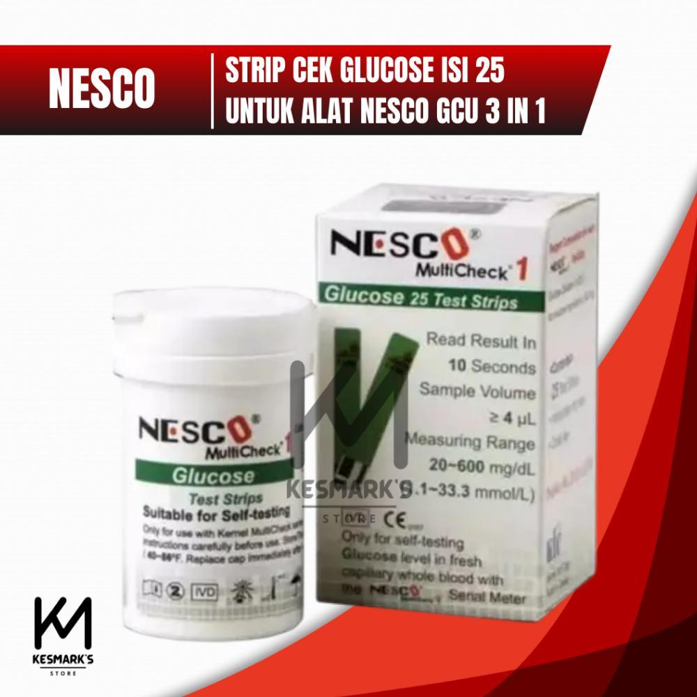 Strip Nesco Gula Nesco Glucose Strip Gula Nesco Gula Darah Nesco Blood Glucose