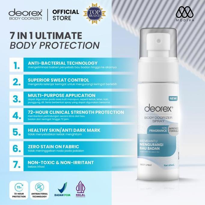 Promo Deorex - Bundling Deorex Extra Whitening & Deorex Non-Fragrance 60 Ml