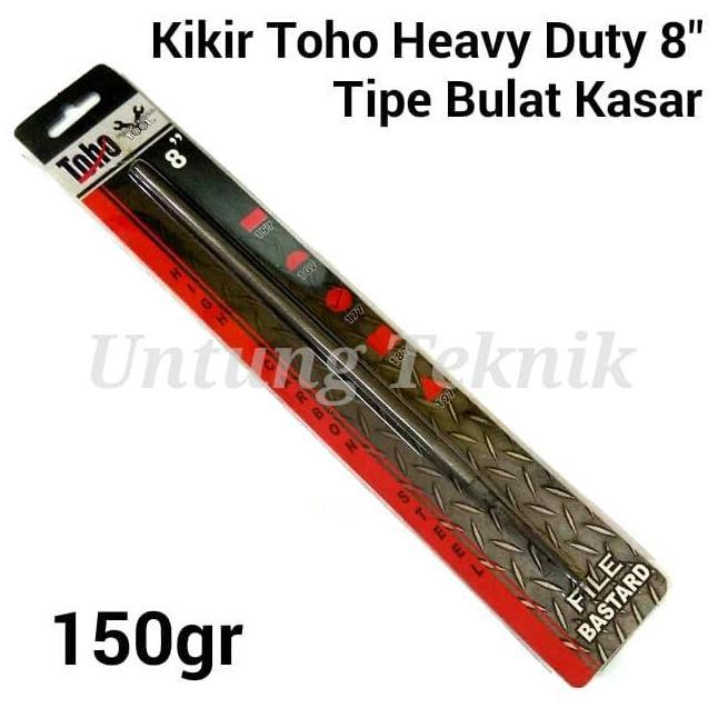 Promo TOHO 8 Inch Round Bastard File - Kikir Bulat Kasar Diskon