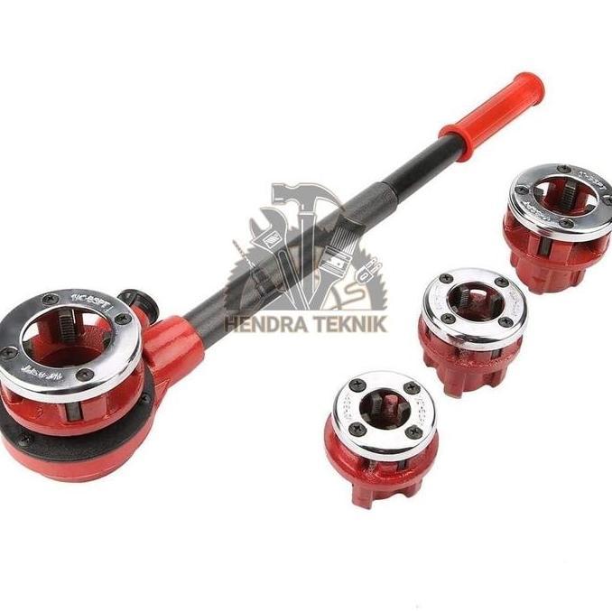 Vivatamanul5 - Snei Pipa Ledeng Set Alat Drat Pipa Besi Tipe 62 1/2-1 1/4 Inch