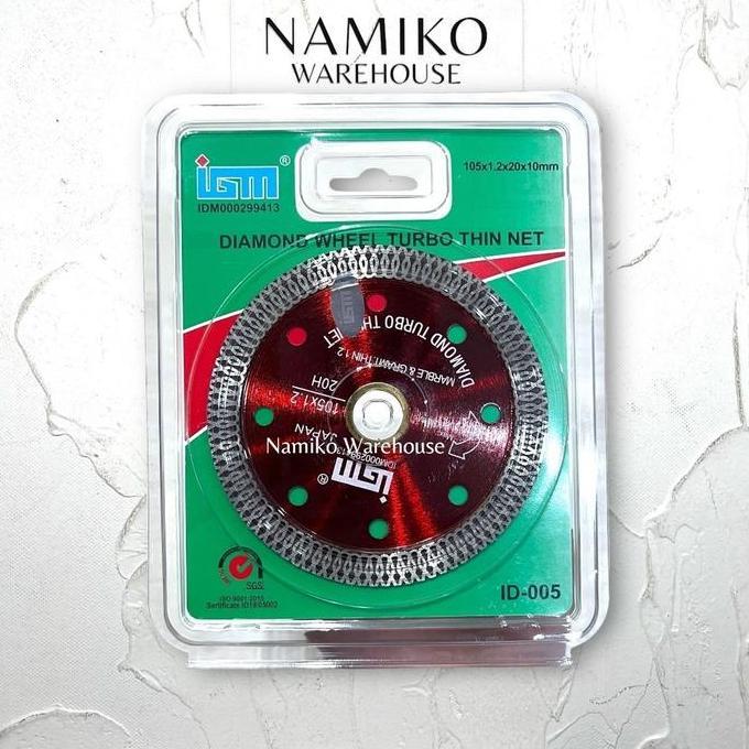 Promo IGM Diamond wheel mata potong gerinda keramik turbo 4 inch Diskon