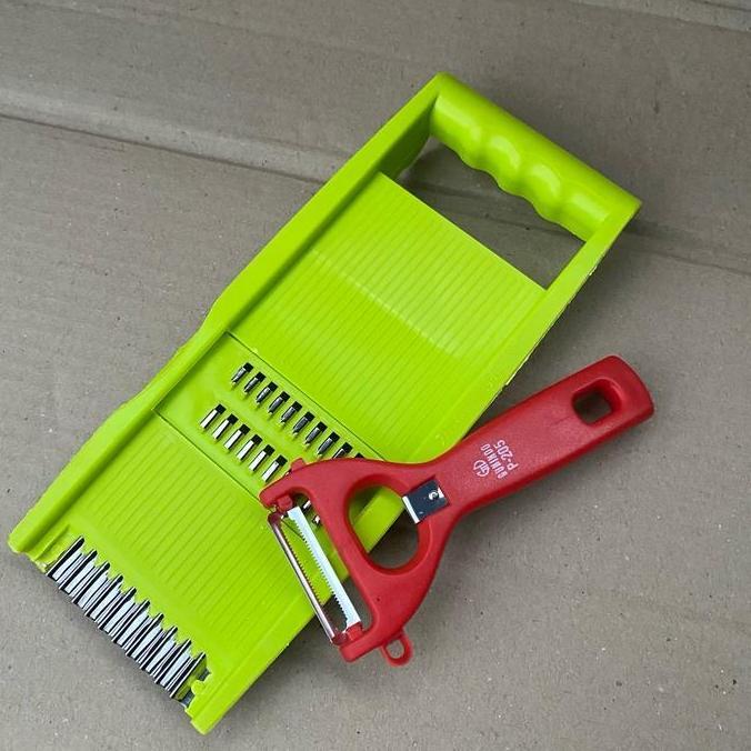 Parut Serbaguna Set Piler Parutan Kripik Parut Murah Piler Kentang Pisau Kupas Sayur Kitchenware Say