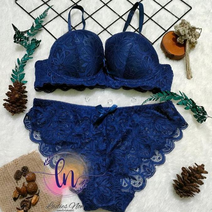 Bra Set/COD;pakaian dalam wanita  terlaris  busa renda impor Quality Setelan Bh Motif pakaian spande
