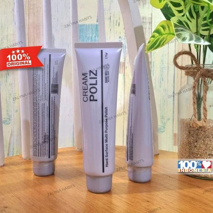 Cream Poliz 175 Gr - Pembersih Kerak Air Dan Noda Pada Stainless Steel - Keran Air - Bath Tub - Show