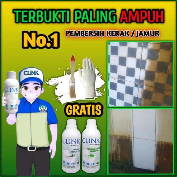 Clink Cleaner 1000Ml Pembersih Kerak Keramik Kamar Mandi Toilet Contact Cleaner Porcelain Sikat Stai