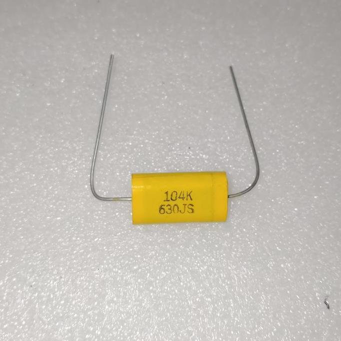 kapasitor axial 104K 630JS (0,1uf 630v) TERBARU