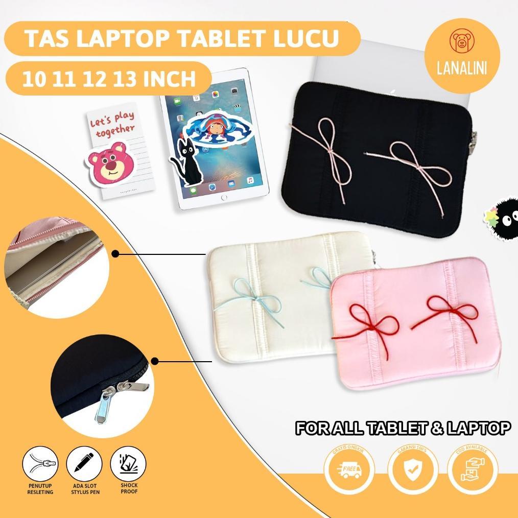 Tas Sleeve Laptop Y2K Pita Pouch Sarung Bag Case Ipad Tab Tablet Macbook Air Pro Asus Acer Lenovo HP