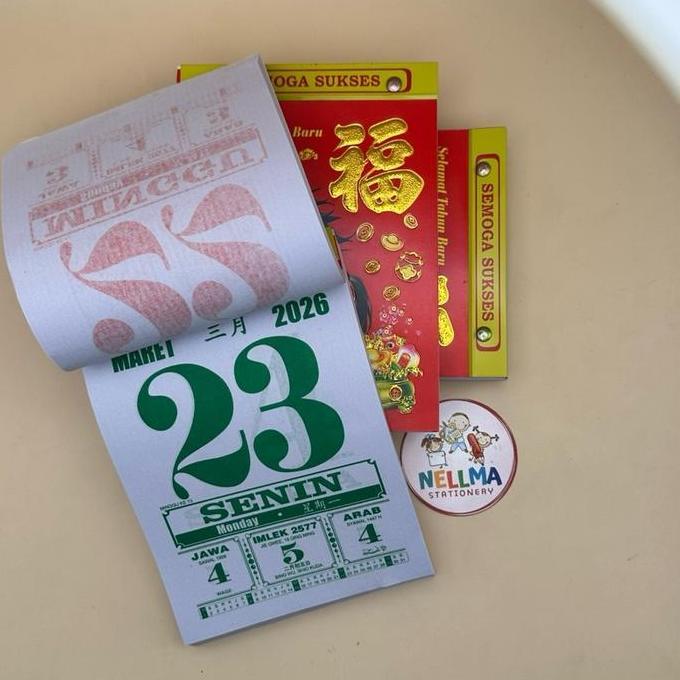 Documby- Kalender Harian Sobek Sedang Ao Tahun 2026 Kertas