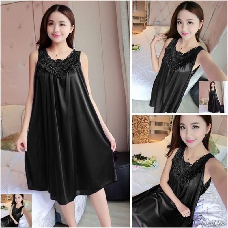 hot baju tidur lingerie sexy daster happy xxl/jumbo