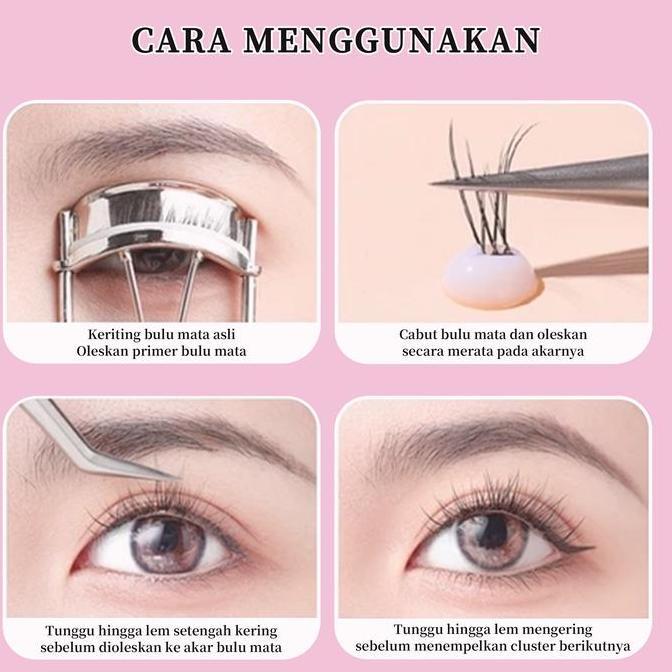 Eayea- Virago Bulu Mata Eyelashes Natural / Bulu Mata Palsu Eyelash Extension/Bulu Mata 3D Viral /  