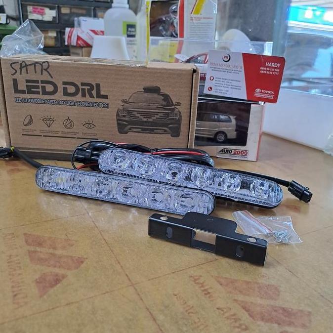 lampu drl led mobil putih tanpa sein