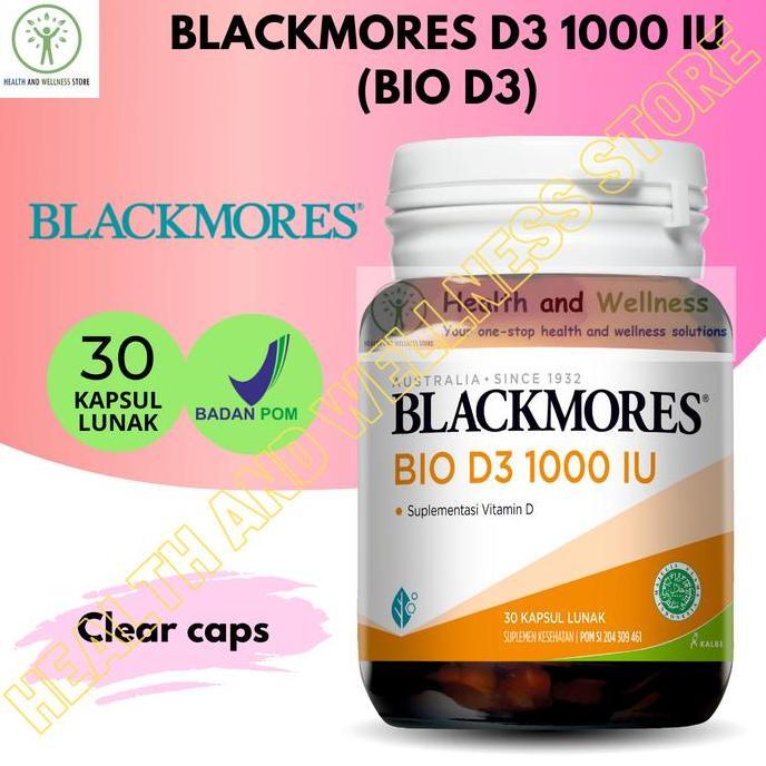 Vitbreak- Blackmores Bio D3 1000 Iu 30 Tablet Vitamin D3 1000 Iu D3 Blackmores