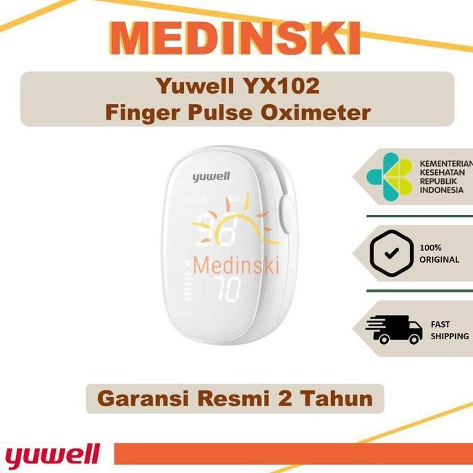 Oximeter Yuwell YX102 Finger Pulse Alat Cek Saturasi Oksigen YX 102