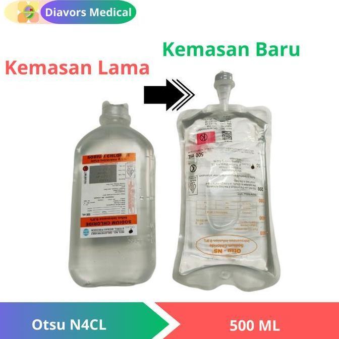 Ready Otsu Cairan Pembersih Lk N4Cl 500 Ml Pencuci Hidung - Cleanser Dengan Ukuran N@Cl 500Ml