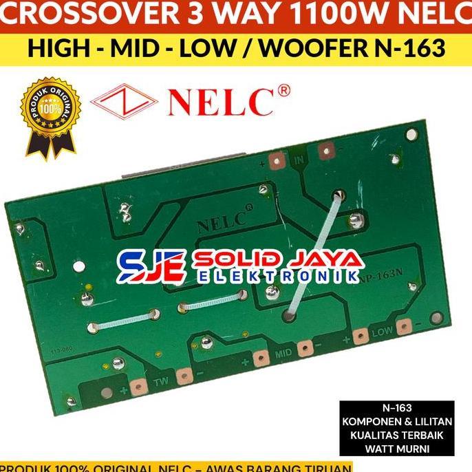 Whynot- Crossover 3 Way 1100W Nelc N-163 Crossover Pasif 3 Way 1100 Watt Nelc
