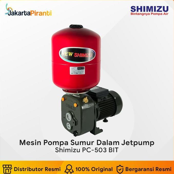Shimizu PC-503 BIT Mesin Pompa Air Sumur Dalam Jetpump Jet Pump Otomatis 500 Watt Shimizu PC-503BIT