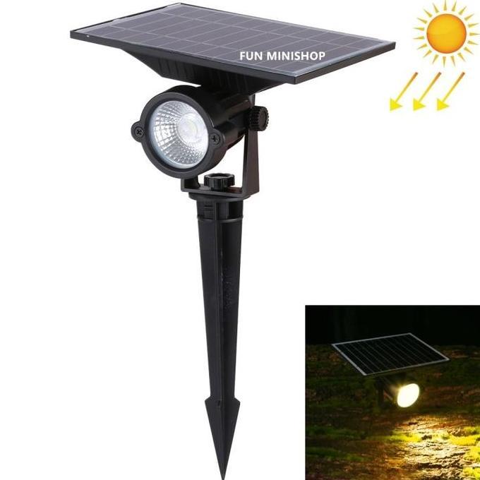 FUN MINISHOP LAMPU TAMAN SOLAR GARDEN LAMP SOLAR TENAGA MATAHARI SURYA - SOLAR KUNING