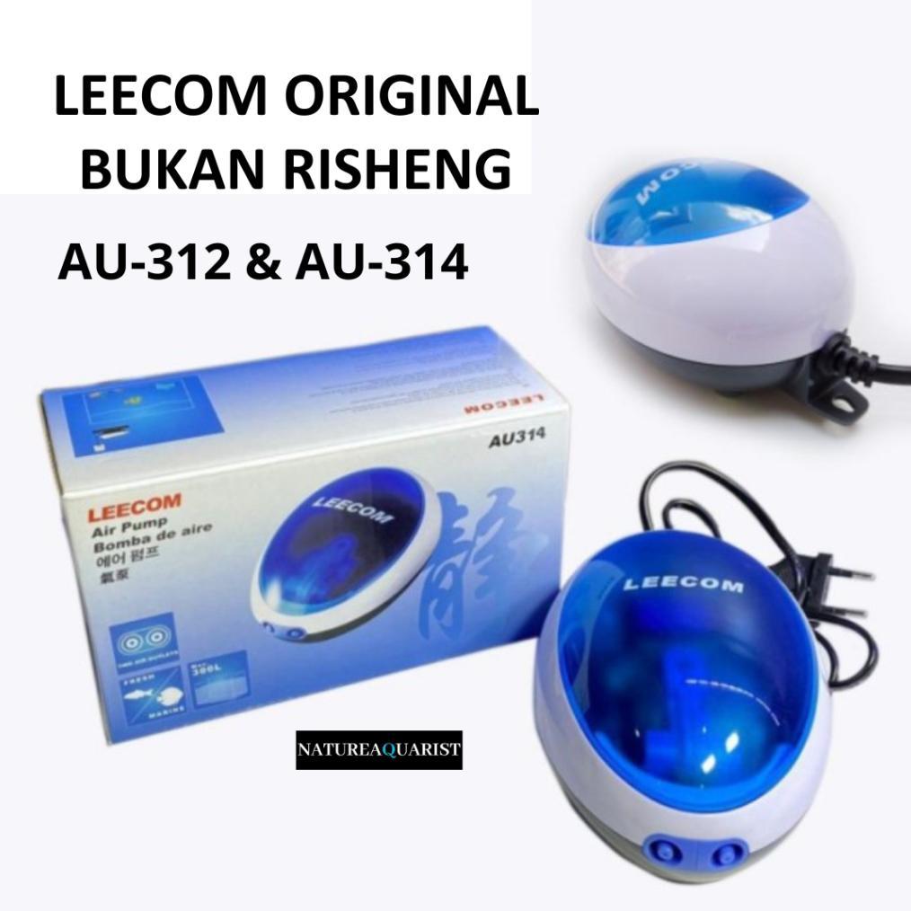 [ZGR] Leecom AU 312 AU 314 AU 315 Aerator 1 dan 2 Lubang Pompa Udara Aquarium Hening Silent