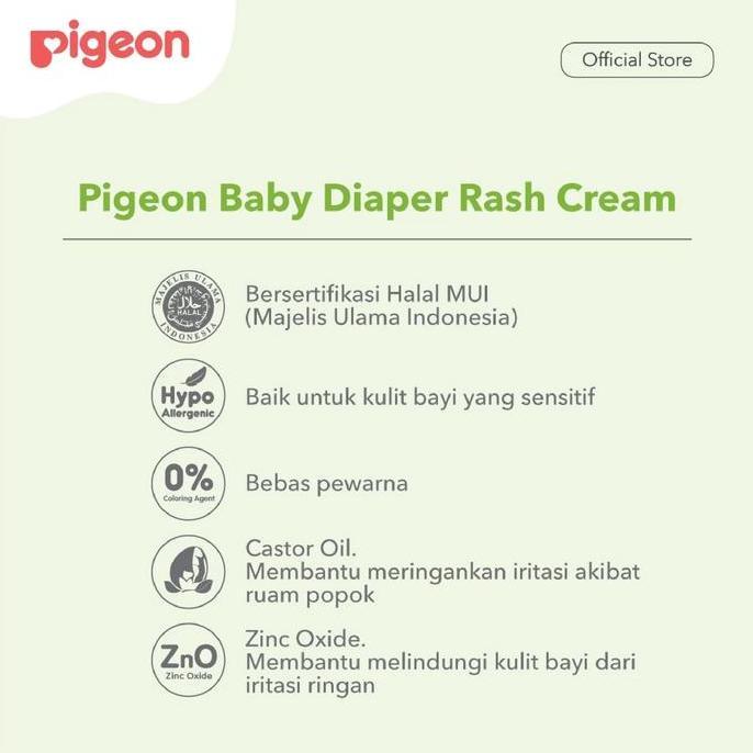 Bosbaby- Pigeon Baby Cream 60Gr Diaper Rash Cream | Cream Bayi Ruam Popok | Salep Bayi Ruam Popok | 