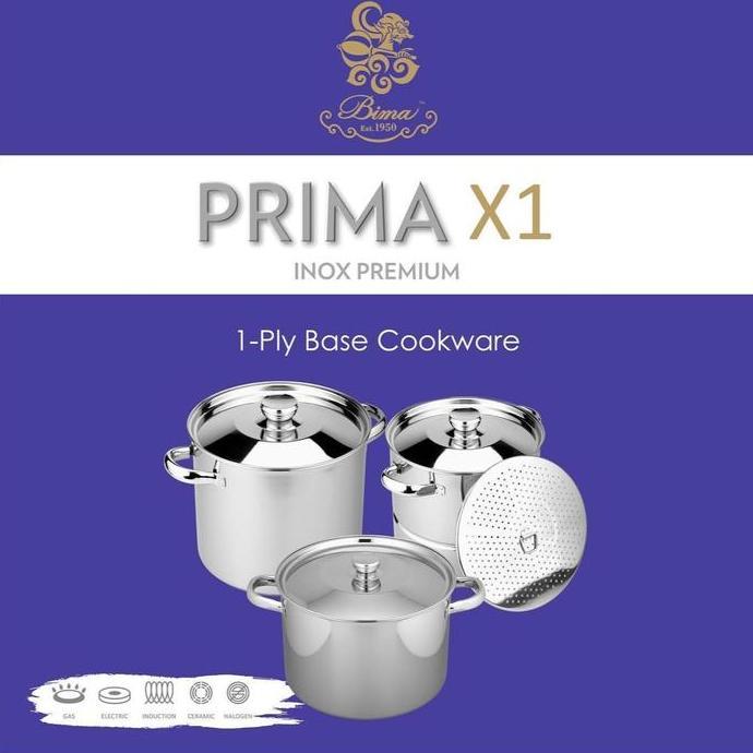 Bima Prima X1 Stock Pot diameter 20 cm Panci Tinggi Stockpot HM