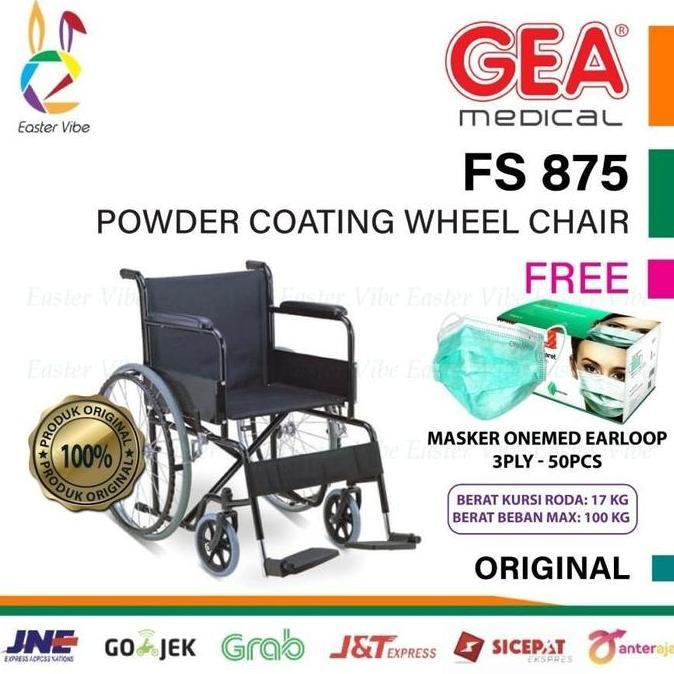 KURSI RODA GEA FS 875 WHEELCHAIR FS875 KURSI RODA STANDAR