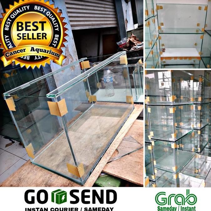 -HSR- Aquarium Kaca 60x30x35 5mm Murmer