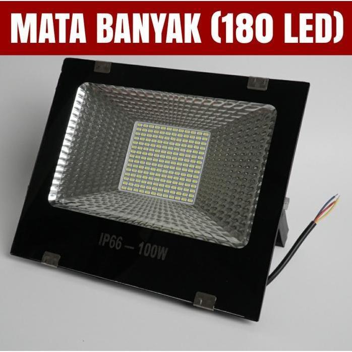 Lampu Sorot tembak LED 100 Watt Mata banyak 180 Mata LED FLOODLIGHT