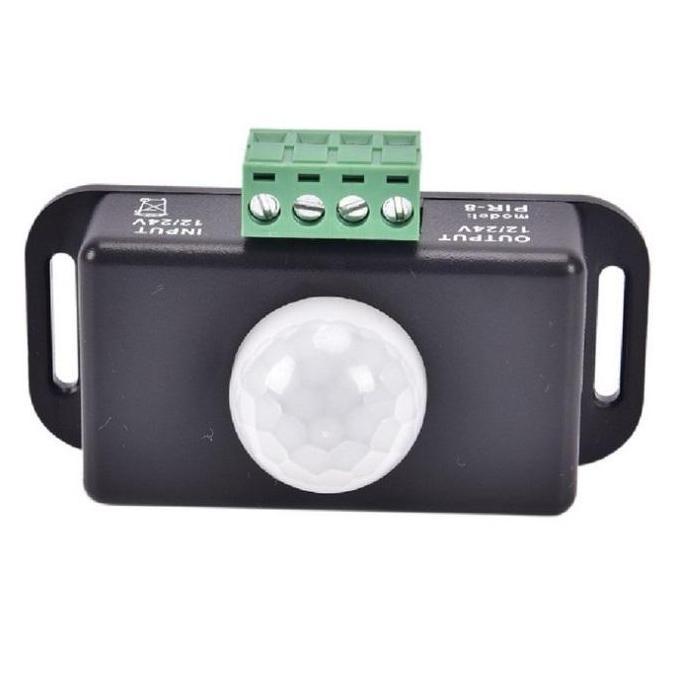 Sensor PIR Motion Detector 12V 24V Saklar Otomatis Sensor Gerak