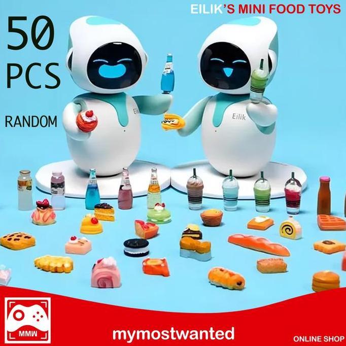 Promo 50 pcs Mainan Mini untuk EILIK Food Toys EILIK ORIGINAL Diskon